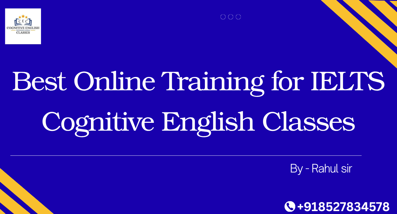 Best Online Training for IELTS Cognitive English Classes
